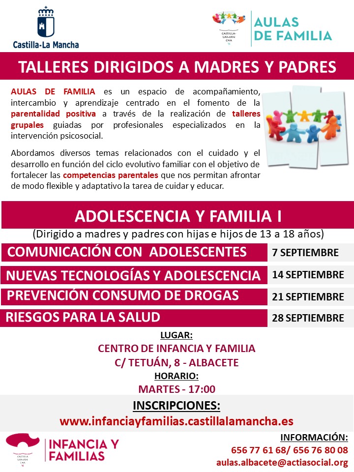 TALLERES AULAS DE FAMILIA